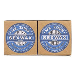 SEXWAX(セックスワックス) サーフィン用ワックス QUICK HUMPS 6X ブルー お得な...