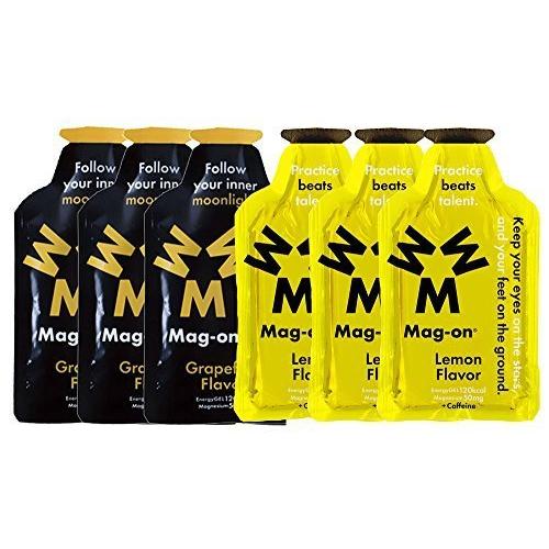 Mag-on (マグオン) エナジージェル グレープフルーツ3個 新味レモン3個 計6個セット