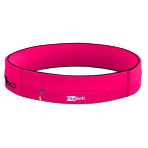 FlipBelt(フリップベルト) ランニング ジム ずれない ウエストポーチ フリップベルト ジッパー ホットピンク FZP L