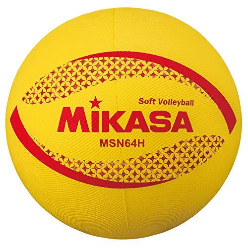ミカサ(MIKASA) カラーソフトバレーボール 円周64cm (小学校高学年:5・6年生用) 黄 ...