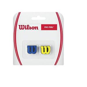 Wilson テニス 振動止め PRO FEEL 2個入り ブルー/イエロー WRZ537700 ウィルソン