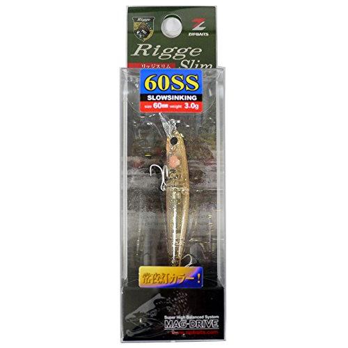 ジップベイツ(Zipbaits) ルアー リッジスリム 60SS 248クリアオレンジネオン/Gラメ...