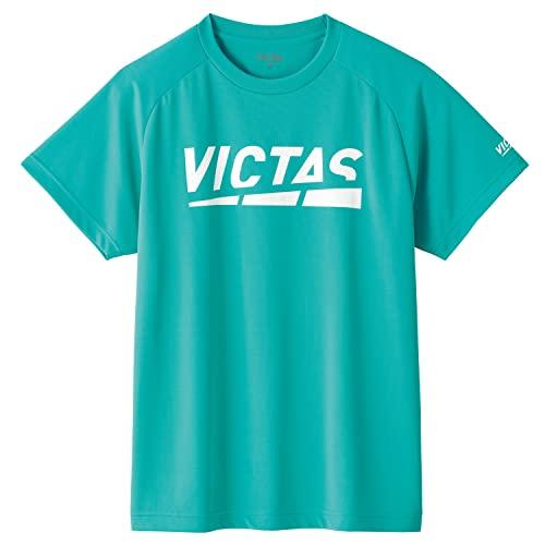 [VICTAS] Tシャツ プレイロゴティー (PLAY LOGO TEE) ピーコックグリーン(4...