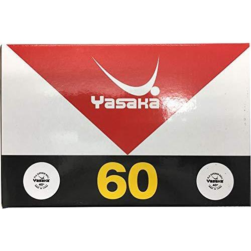 ヤサカ(Yasaka) 卓球ボール ヤサカプラスペリオールボール ホワイト (60個入り)YaSaK...