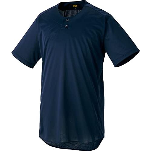ゼット(ZETT) 野球 ベースボールシャツ ビッグシルエット ネイビー(2900) 3XOサイズ ...