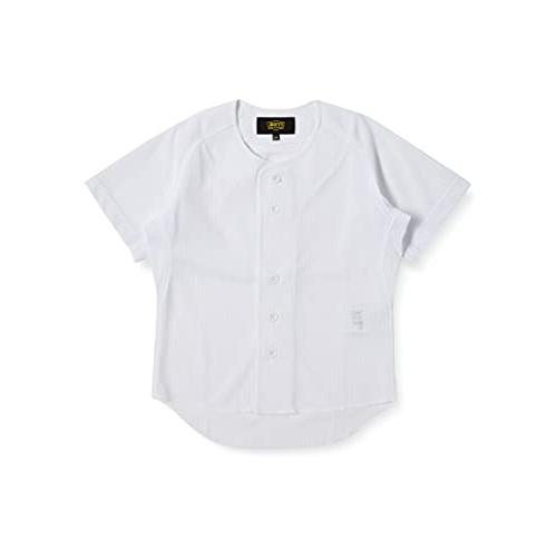 ゼット(ZETT) 少年野球 ユニフォーム メカパン ジュニアメッシュ フルオープンシャツ ホワイト...