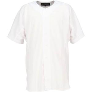 ゼット(ZETT) 野球 ネオステイタス ユニフォーム フルオープンシャツ ビッグシルエット ホワイト(1100) Sサイズ BU535