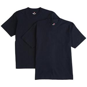 ビーフィー Tシャツ BEEFY-T 2枚組 綿100% 肉厚生地 ヘビーウェイトT H5180-2 ネイビー S