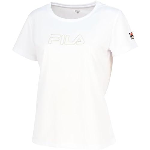 [フィラ テニス] テニス 半袖Tシャツ アップリケTシャツ VL2819 レディース ホワイト