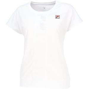 [フィラ テニス] テニス 半袖シャツ ゲームシャツ VL2820 レディース ホワイト｜montaukonline