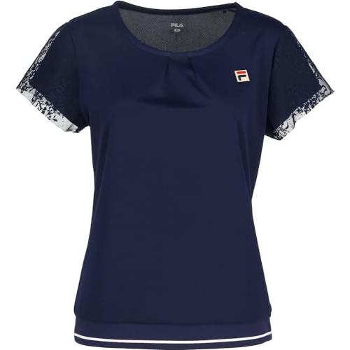 [フィラ テニス] テニス 半袖シャツ ゲームシャツ VL2839 レディース フィラネイビー