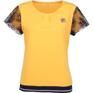 [フィラ テニス] テニス 半袖シャツ ゲームシャツ VL2839 レディース オレンジ｜montaukonline