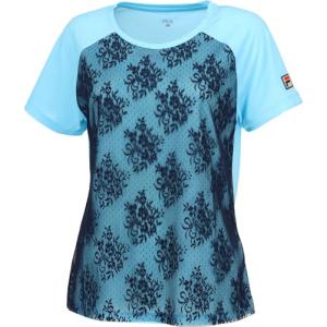 [フィラ テニス] テニス 半袖シャツ ゲームシャツ VL2841 レディース ブルー｜montaukonline