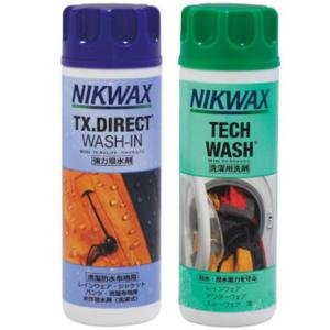NIKWAX ニクワックス Loftテックウォッシュ 透湿防水ウェア用洗剤 + TX ダイレクト WASH-IN 透湿防水ウェア用撥水液 セット