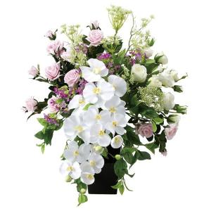 アートフラワー 光触媒 胡蝶蘭アレンジメント 造花　グランドファレノ （新築 引っ越し 移転 お祝い用） あすつく・条件付｜光の楽園ショップ モントブレッテ