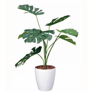 フェイクグリーン 人工観葉植物 光触媒 観葉植物 モンステラ75cm