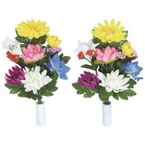 仏花 お供え 造花 光の楽園 仏花菊2個セット(...の商品画像