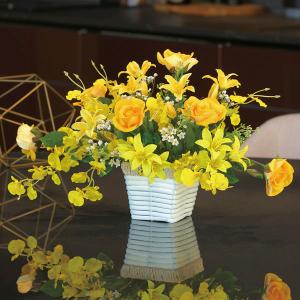 黄バラアレンジ 花瓶付 : アイフラワー&グリーン - 通販 - Yahoo