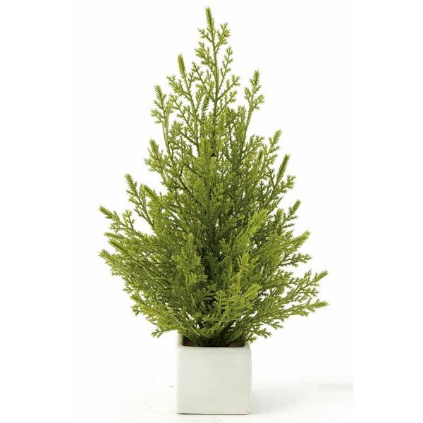 人工観葉植物 フェイクグリーン 光触媒 観葉植物　ミニゴールドクレスト （インテリア 造花）