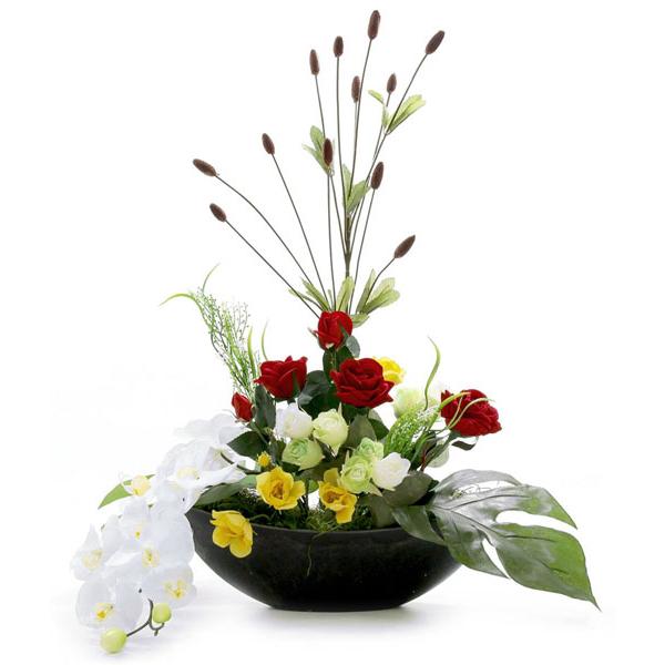 アートフラワー 光触媒 造花 和風 インテリア お祝いにも　華やか　あすつく・条件付