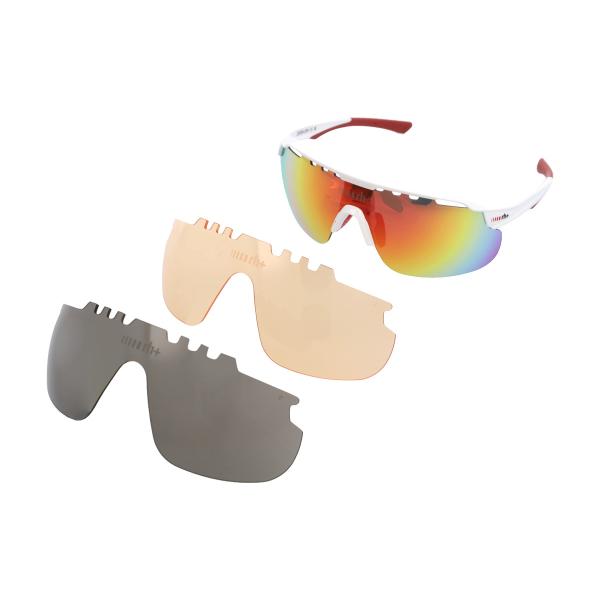 スポーツサングラス rh+ RH958S02 シャイニーホワイト Change XTRM アールエイ...