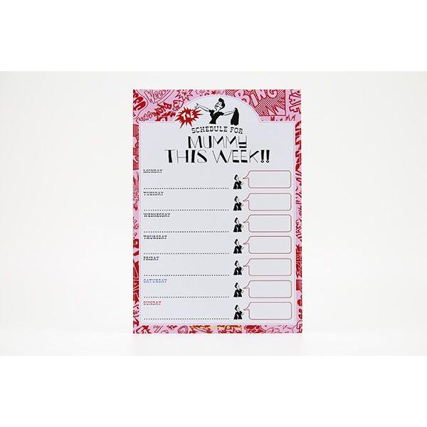 MUMMY THIS WEEK （ママの1週間）　剥がせる　書ける　ステッカー　予定表