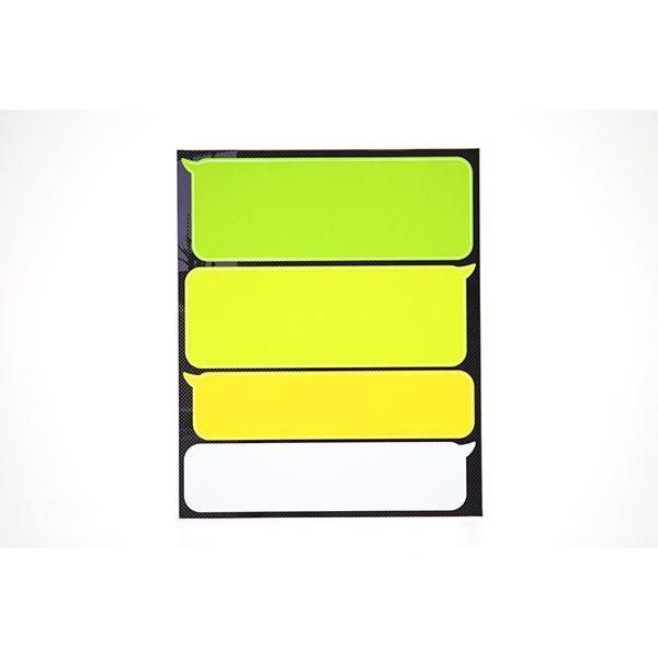 ライムグリーン　剥がせる　書ける　ステッカー　メモ