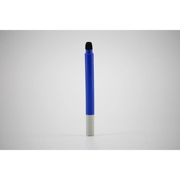 ホワイトボードマーカー　青　イレーザー付き　消せる　細字　小型