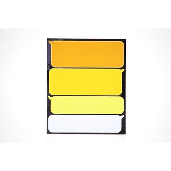 シトラスオレンジ　剥がせる　書ける　ステッカー　メモ