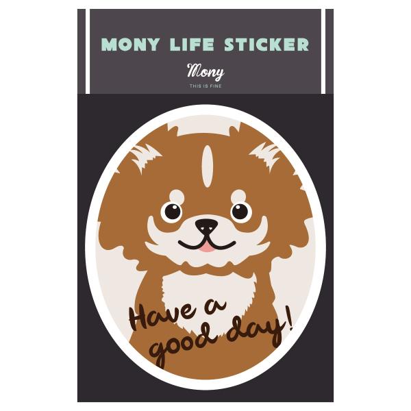 ステッカー　チワワ　犬　車　ポスト　玄関　かわいい　わんこ　防犯