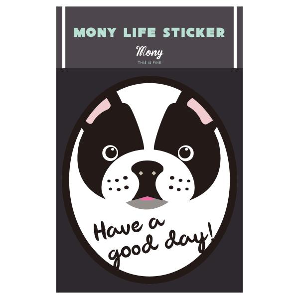 ステッカー　フレンチブルドッグ　犬　車　ポスト　玄関　かわいい　わんこ　防犯