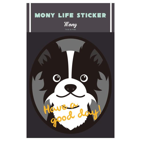 ステッカー　ボーダーコリー　犬　車　ポスト　玄関　かわいい　わんこ　防犯