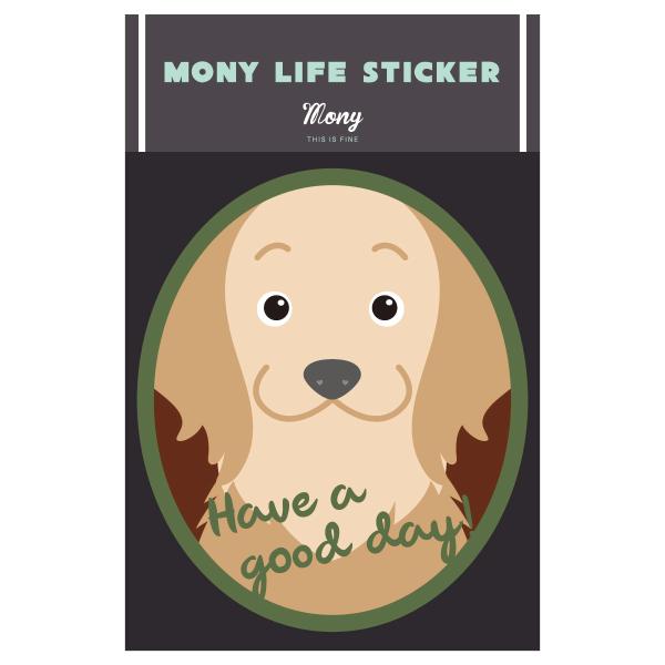 ステッカー　ゴールデンレトリバー　犬　車　ポスト　玄関　かわいい　わんこ　防犯