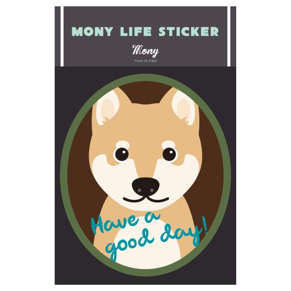 ステッカー　柴　犬　車　ポスト　玄関　かわいい　わんこ　防犯