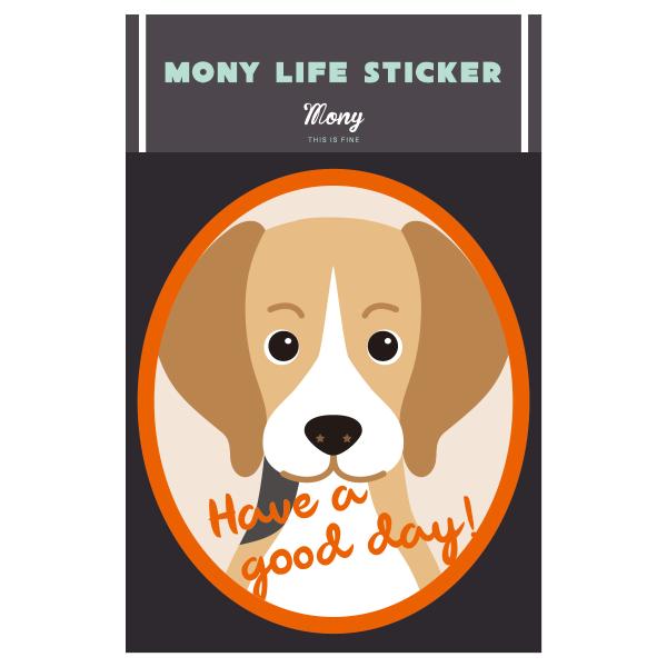 ステッカー　ビーグル　犬　車　ポスト　玄関　かわいい　わんこ　防犯