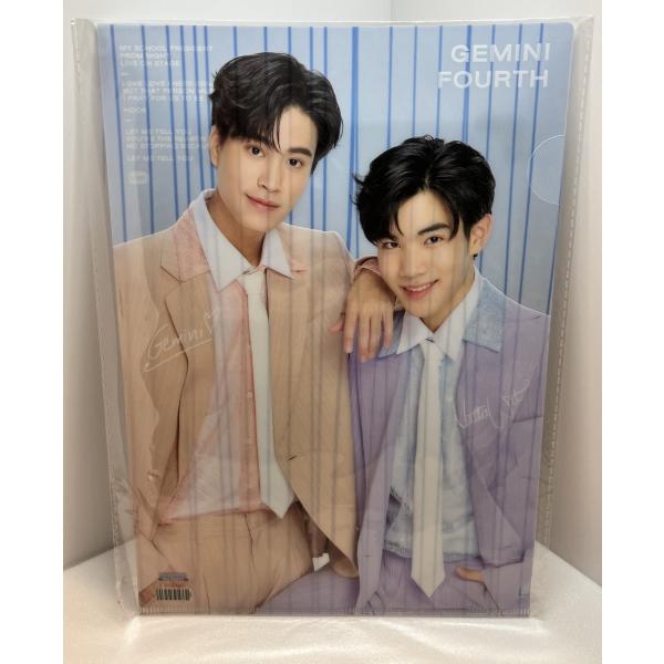 タイ GMMTV 公式 GEMINI ジミン FOURTH フォース A4クリアファイル moogr...
