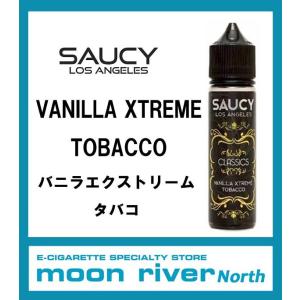 SAUCY LOS ANGELES VANILLA XTREME TOBACCO 60ml サウシーロサンゼルス バニラエクストリームタバコ VAPE 電子タバコ リキッド｜moon-river2