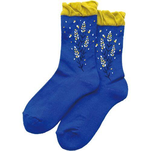 ラトビア製ラベンダーソックス