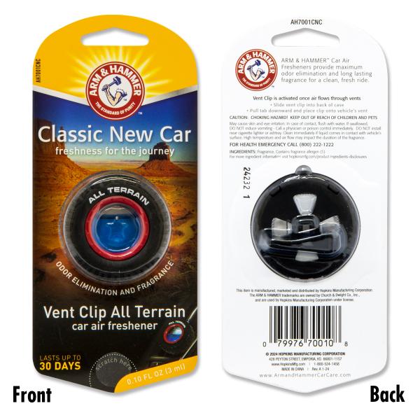 ベント クリップ エアー フレッシュナー Classic New Car(Tire)