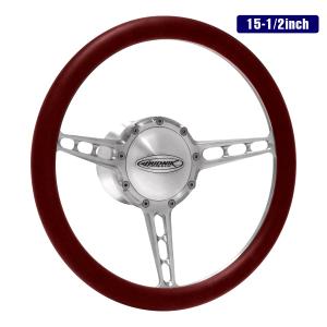 バドニック ステアリング ホイール ストラトス Budnik Steering Wheel Stratos 15-1/2inch｜mooneyes