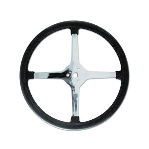 Bell Style Steering Wheel ノーホール 4スポーク 43cm｜mooneyes