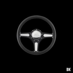 Billet Specialties Steering Wheels Street Lite 35cm Black Black Anodized｜mooneyes