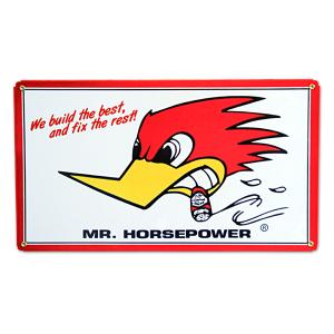 クレイスミス Mr. Horsepower レーザー カット メタル サイン