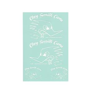 CLAY SMITH  (クレイ スミス)  抜きステッカー セット  ホワイト
