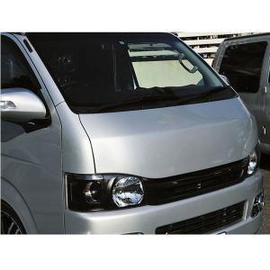 MOONEYES (ムーンアイズ) フード ガード ブラ 200系 ハイエース ワイド