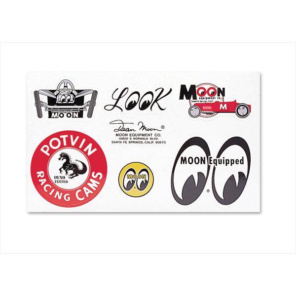 ムーンアイズ (MOONEYES) 7 Design ステッカー シート