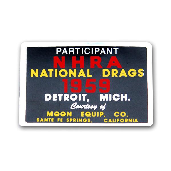 1959 NHRA / MOON EQUIP.ステッカー