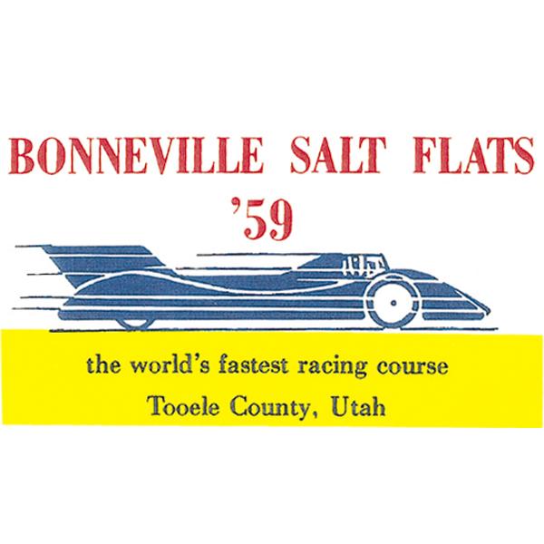 BONNEVILLE SALT FLATS '59 ステッカー