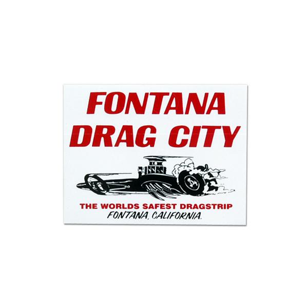 FONTANA DRAG CITY ステッカー 裏貼りタイプ