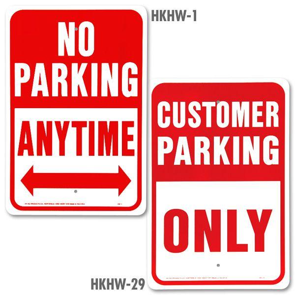 Heavy-Duty Aluminum Traffic Signs (案内看板 -駐車禁止、専用駐車...